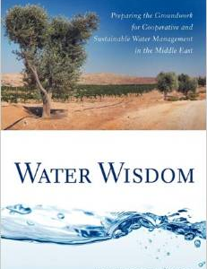 Water Wisdom: Preparing the Groundwork for Cooperative and Sustainable Water Management in the Middle East