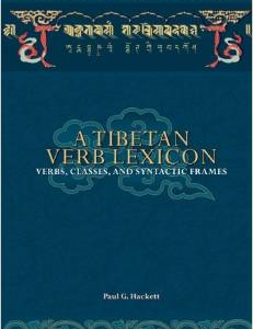 A Tibetan Verb Lexicon: Verbs, Classes, and Syntactic Frames