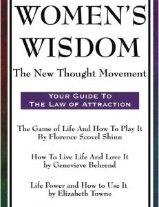 Women's Wisdom: The New Thought Movement