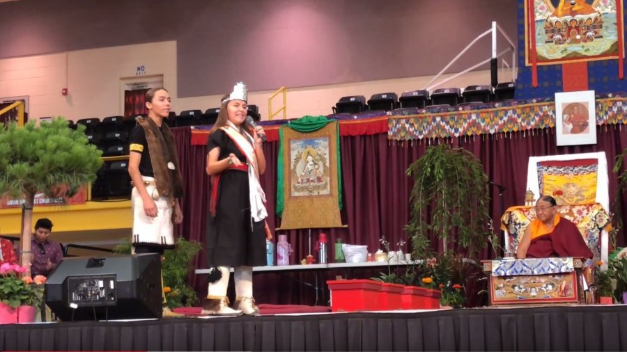 HH Sakya Trichen Rinpoche Cultural Exchange Santa Fe Indian School – Santa Fe, NM